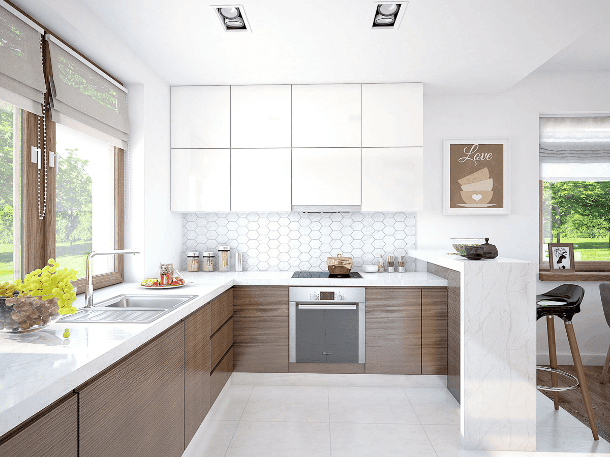 wizualizacja domu jednorodzinnego Mokka 4