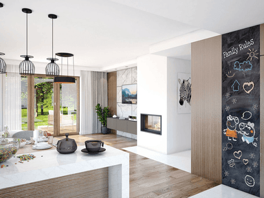 wizualizacja domu jednorodzinnego Mokka 4