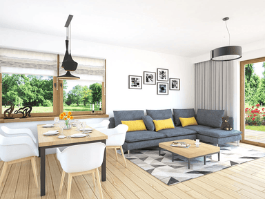 wizualizacja domu jednorodzinnego Mokka 5