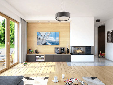 Wizualizacja domu jednorodzinnego Mokka 5 s2