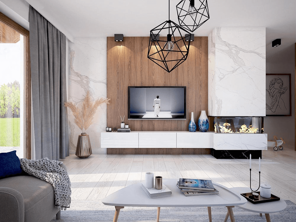 wizualizacja domu jednorodzinnego Mokka 1