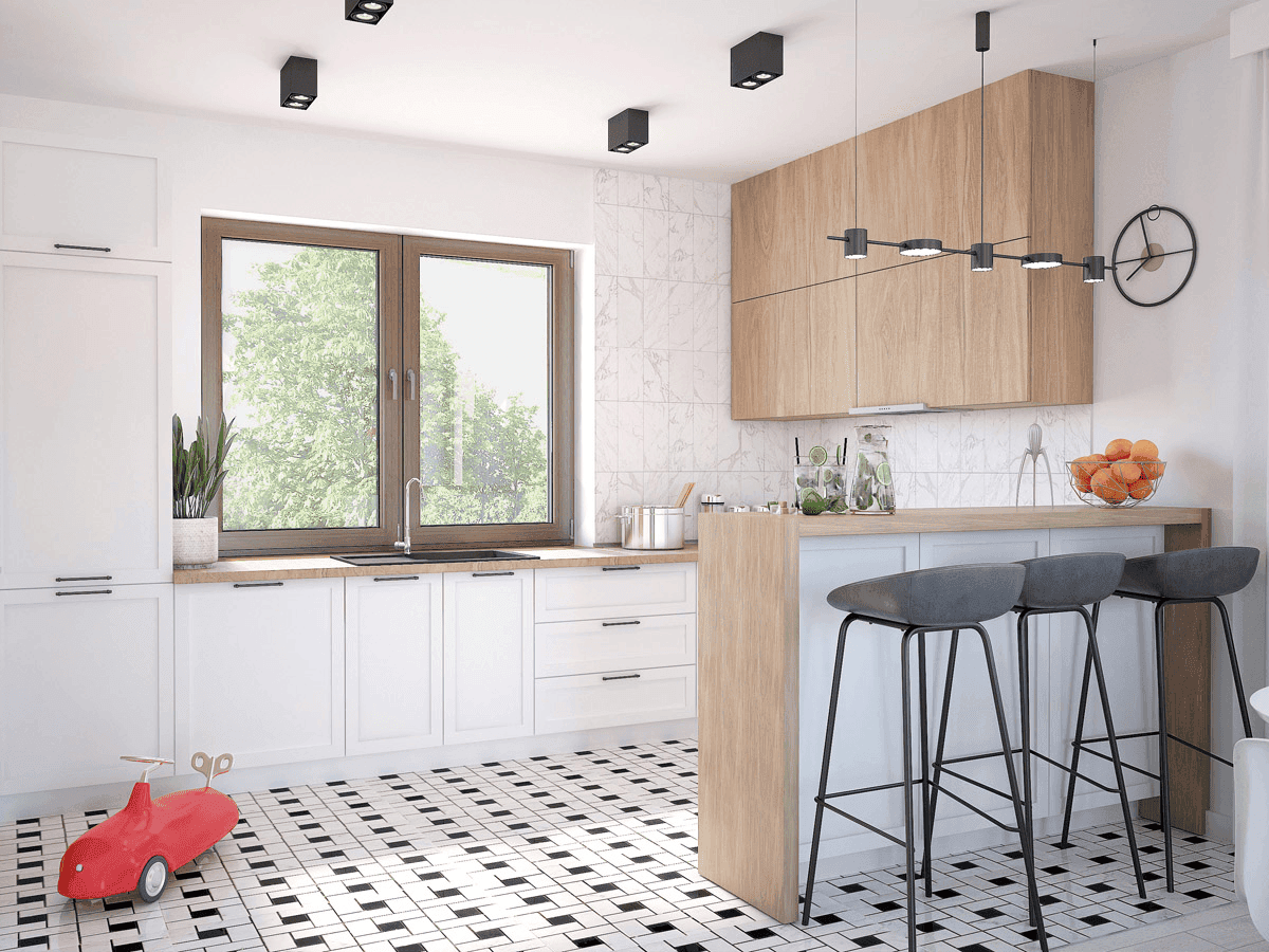 wizualizacja domu jednorodzinnego Mokka 7