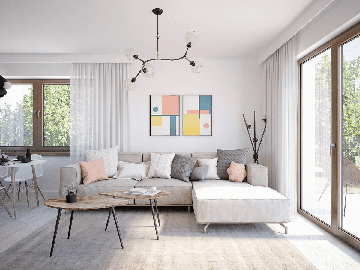 wizualizacja domu jednorodzinnego Mokka 7