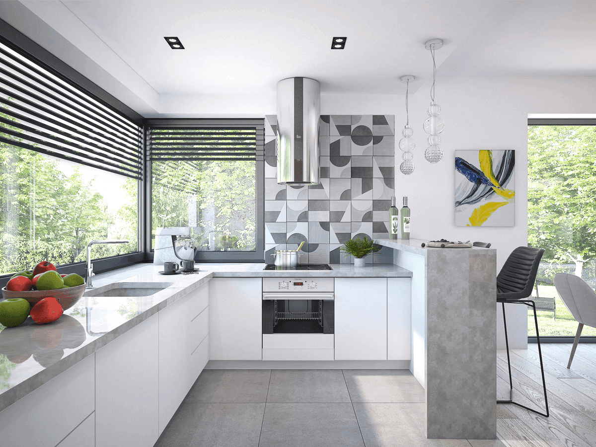 Wizualizacja domu jednorodzinnego Mokka Modern