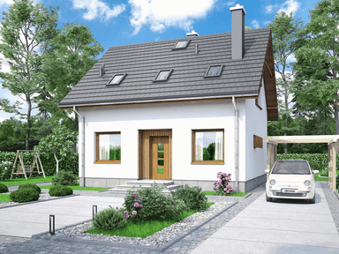 Wizualizacja domu jednorodzinnego Monte 4