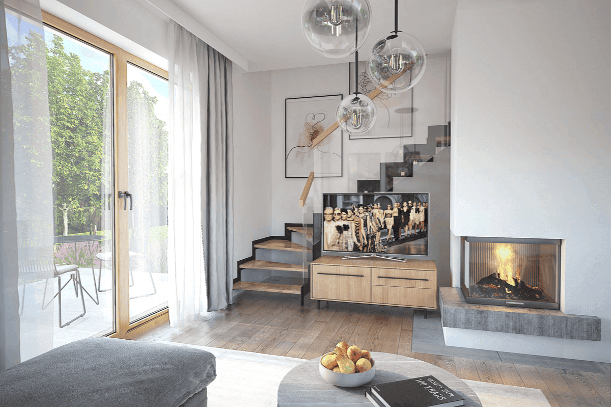 Wizualizacja domu jednorodzinnego Monte 4