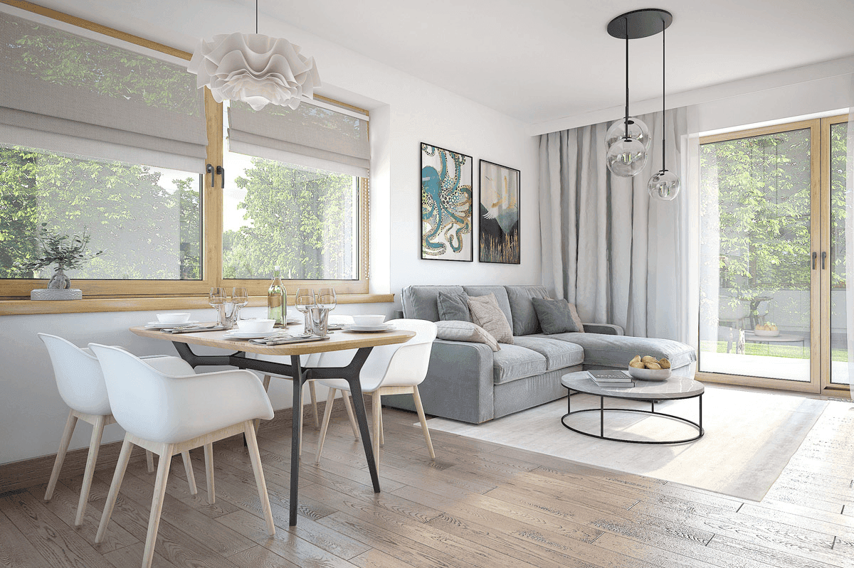 Wizualizacja domu jednorodzinnego Monte 4