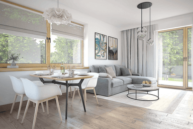 Wizualizacja domu jednorodzinnego Monte 4