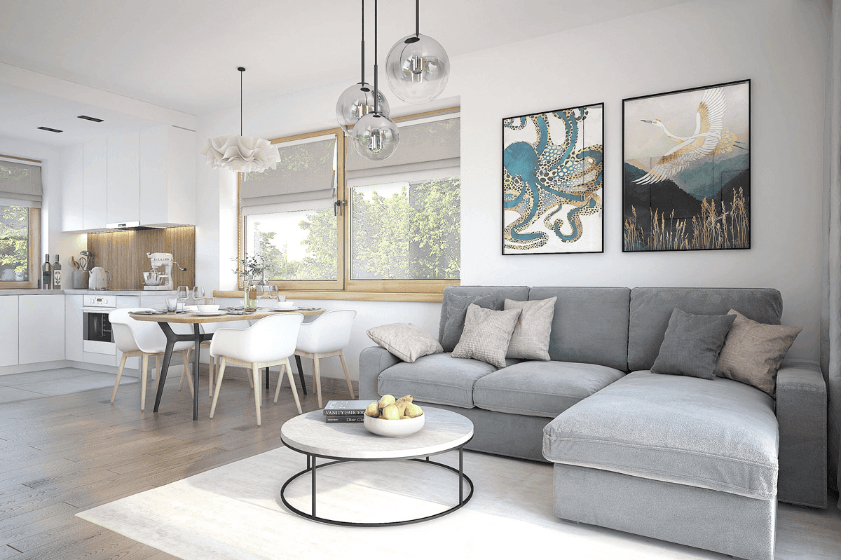 Wizualizacja domu jednorodzinnego Monte 4