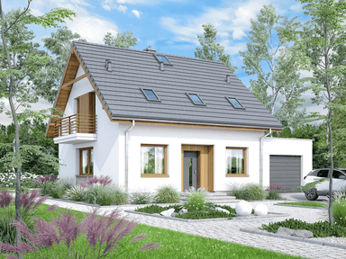 Wizualizacja domu jednorodzinnego Monte 5