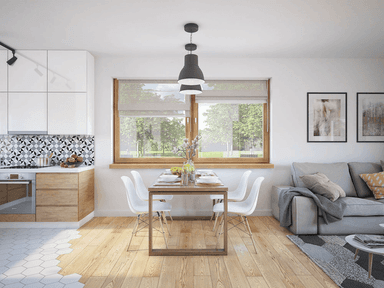 Wizualizacja domu jednorodzinnego Monte 5