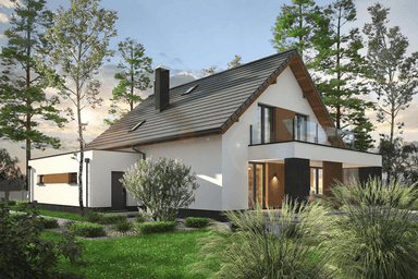 wizualizacja domu jednorodzinnego Perfetto