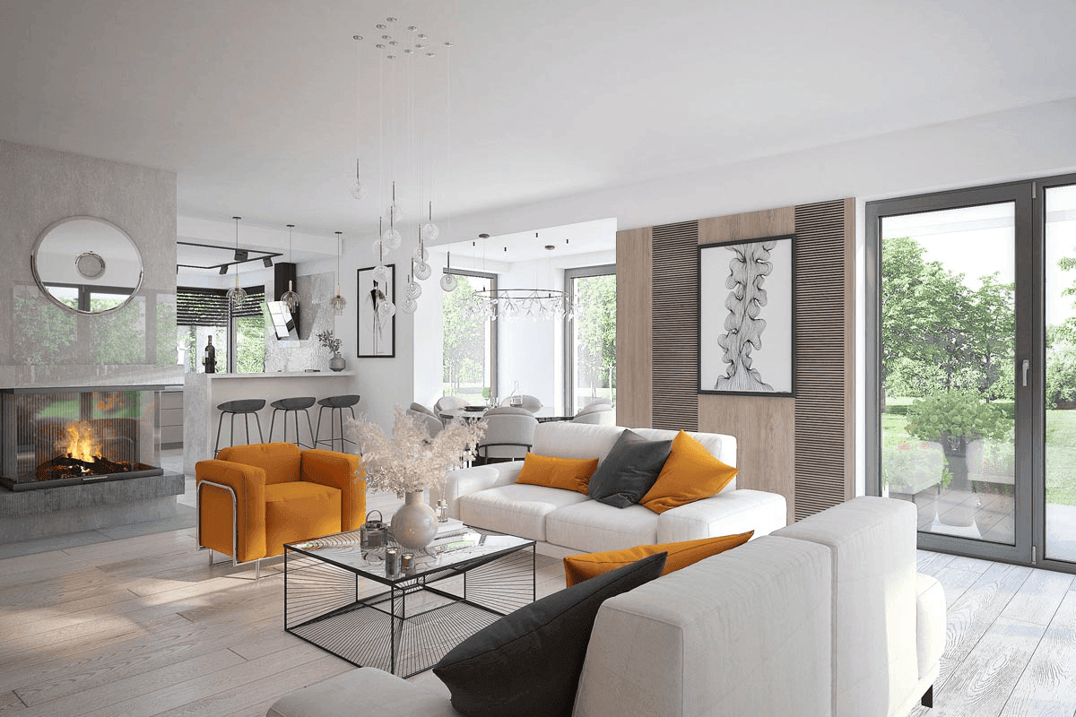 wizualizacja domu jednorodzinnego Perfetto