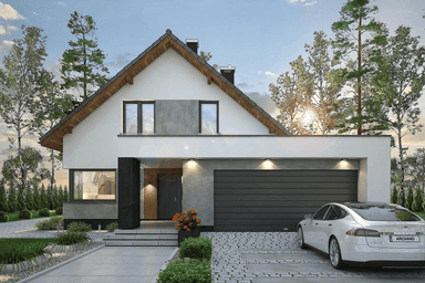 wizualizacja domu jednorodzinnego Perfetto