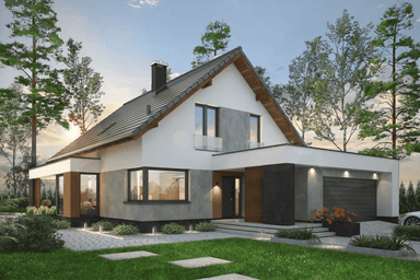 wizualizacja domu jednorodzinnego Perfetto