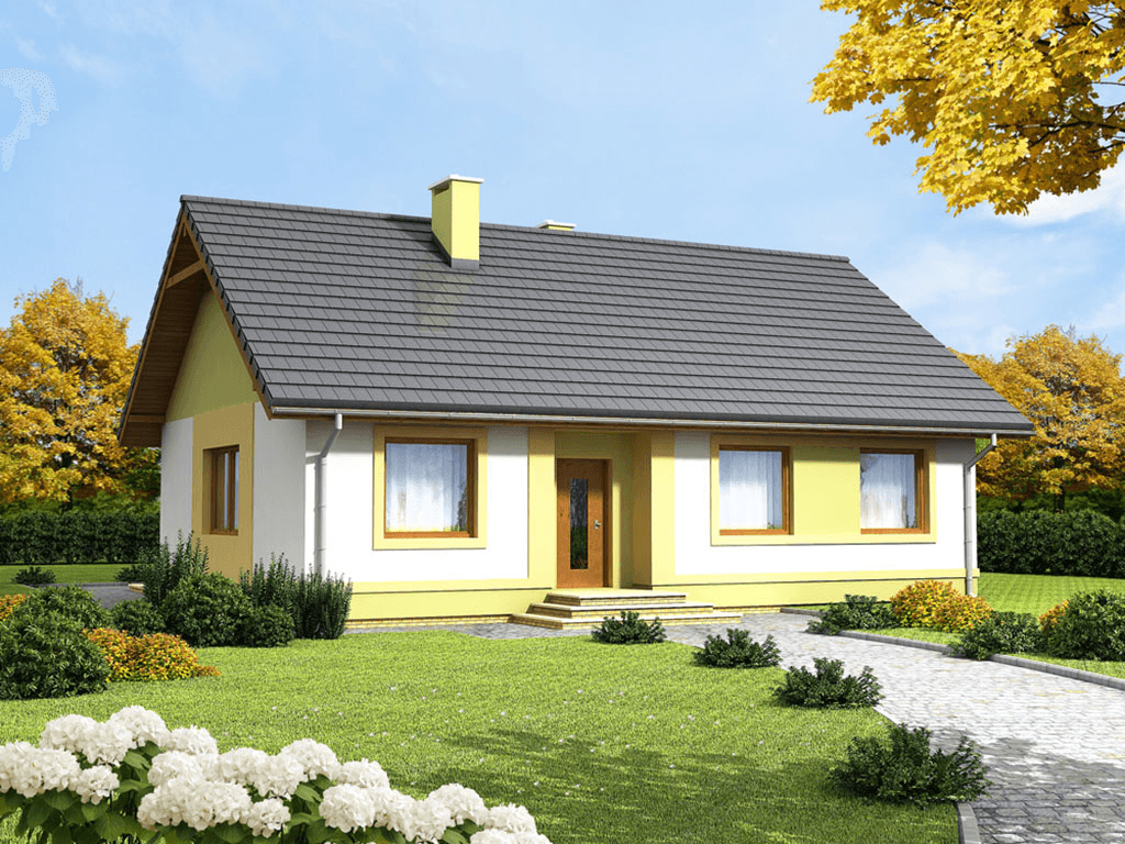 Wizualizacja domu jednorodzinnego Pistacja 2