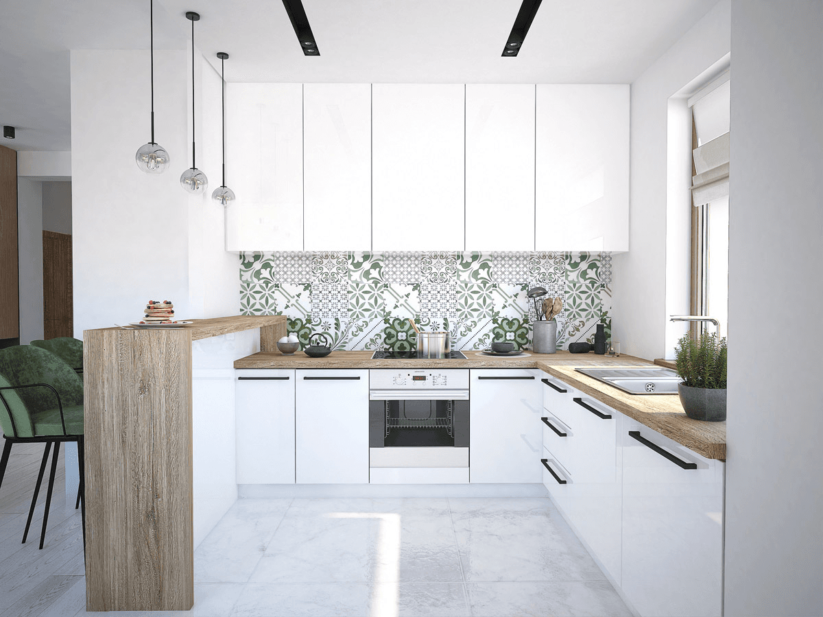 Wizualizacja domu jednorodzinnego Pistacja