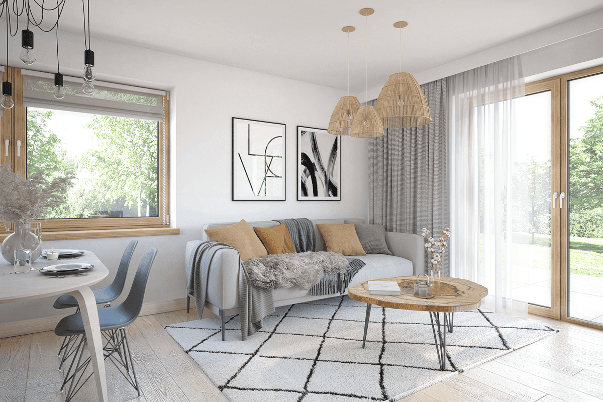 wizualizacja domu jednorodzinnego Rodzimek