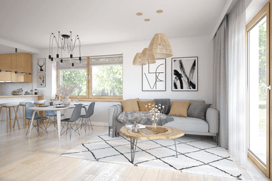 wizualizacja domu jednorodzinnego Rodzimek