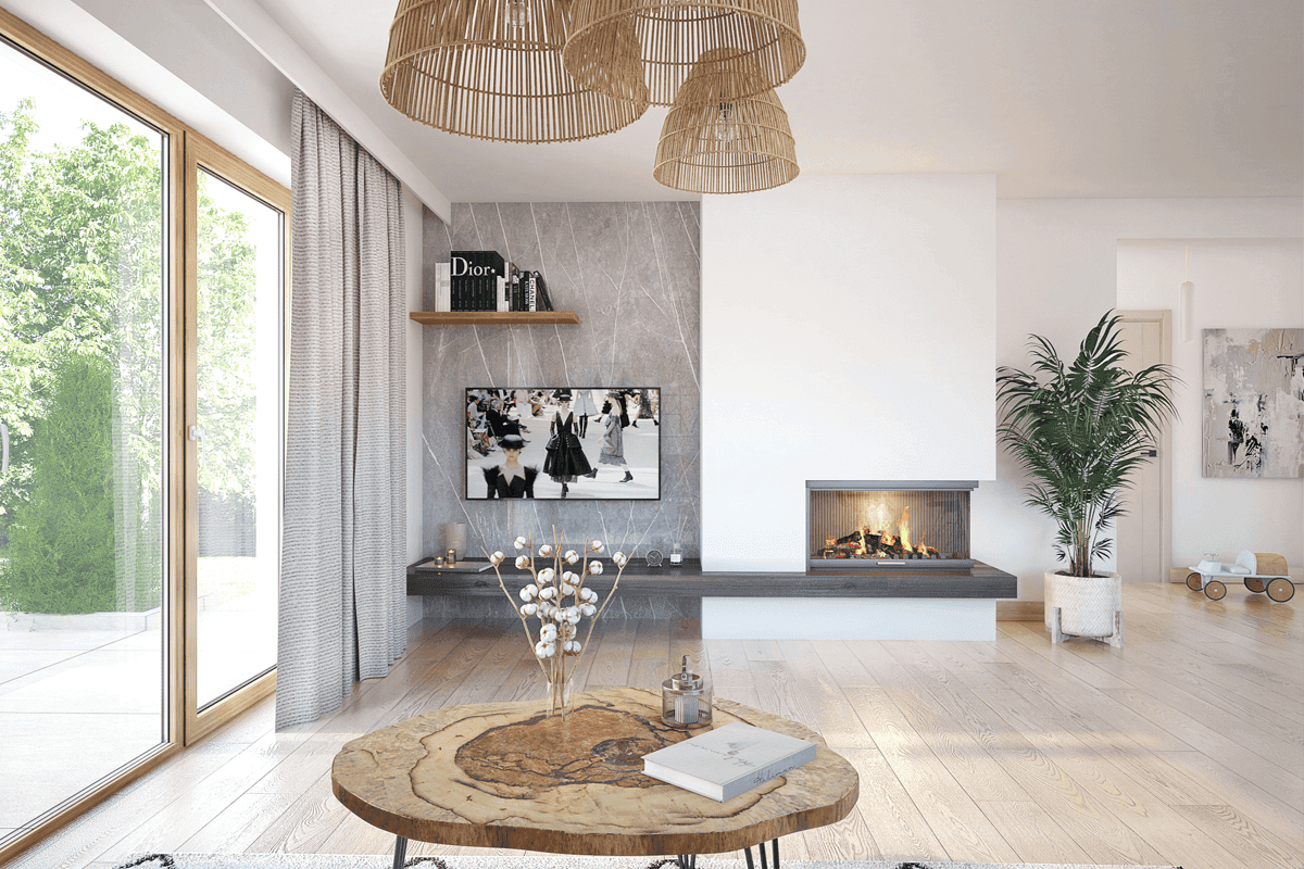 wizualizacja domu jednorodzinnego Rodzimek