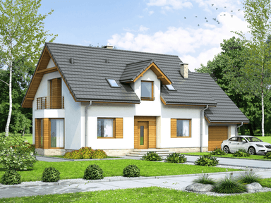 Wizualizacja domu jednorodzinnego Roibos