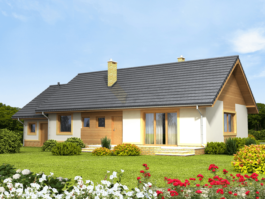 Wizualizacja domu jednorodzinnego Sezam 2 G1