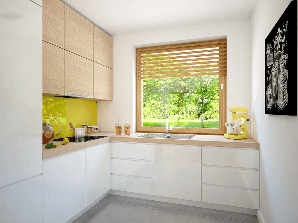 Wizualizacja domu jednorodzinnego Sezam