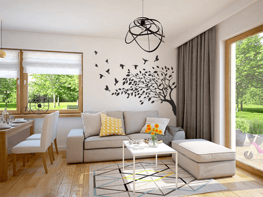 Wizualizacja domu jednorodzinnego Sezam