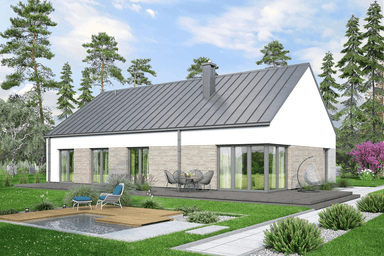 Wizualizacja domu jednorodzinnego Solido 2