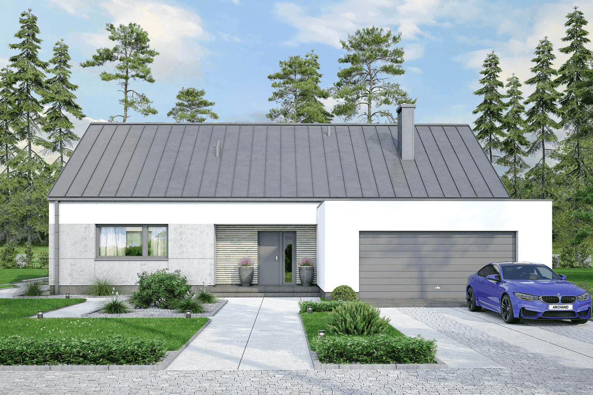 Wizualizacja domu jednorodzinnego Solido