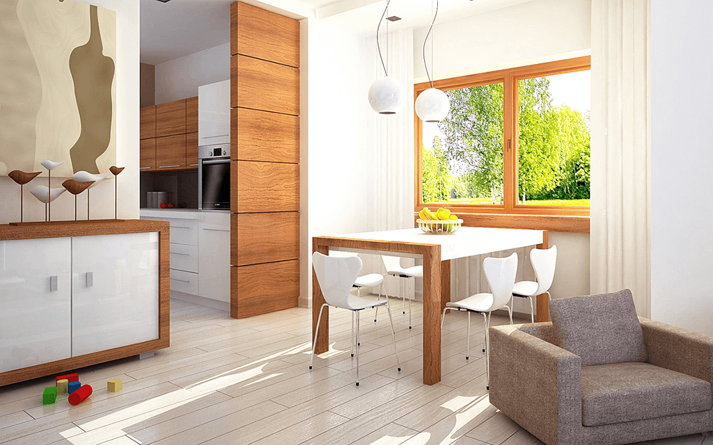 Wizualizacja domu jednorodzinnego Szafran