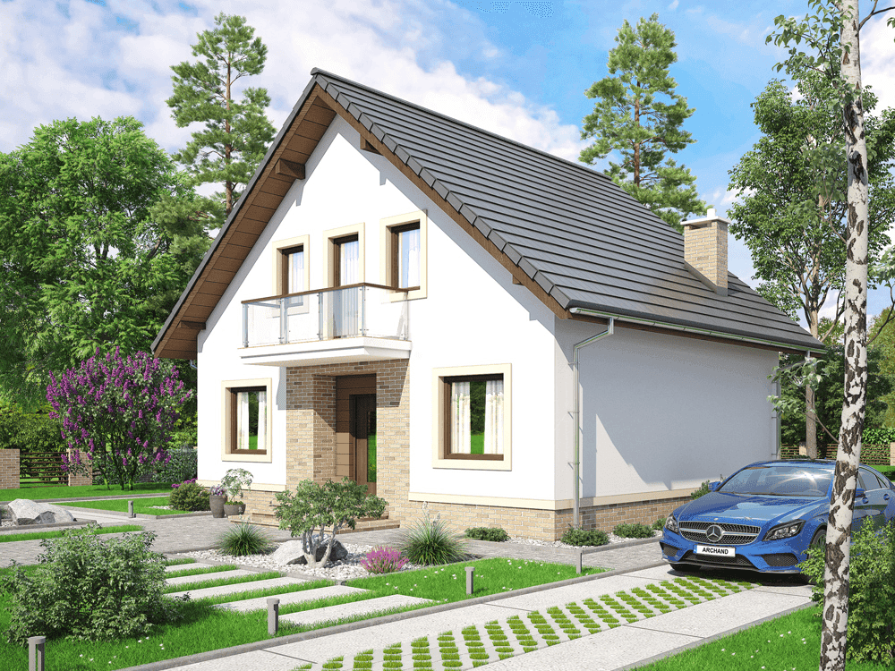 wizualizacja domu jednorodzinnego Tamarillo 2