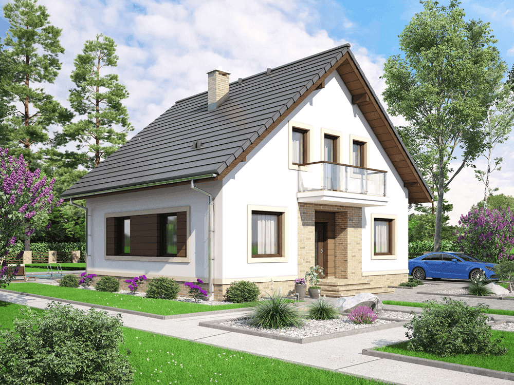 wizualizacja domu jednorodzinnego Tamarillo 2