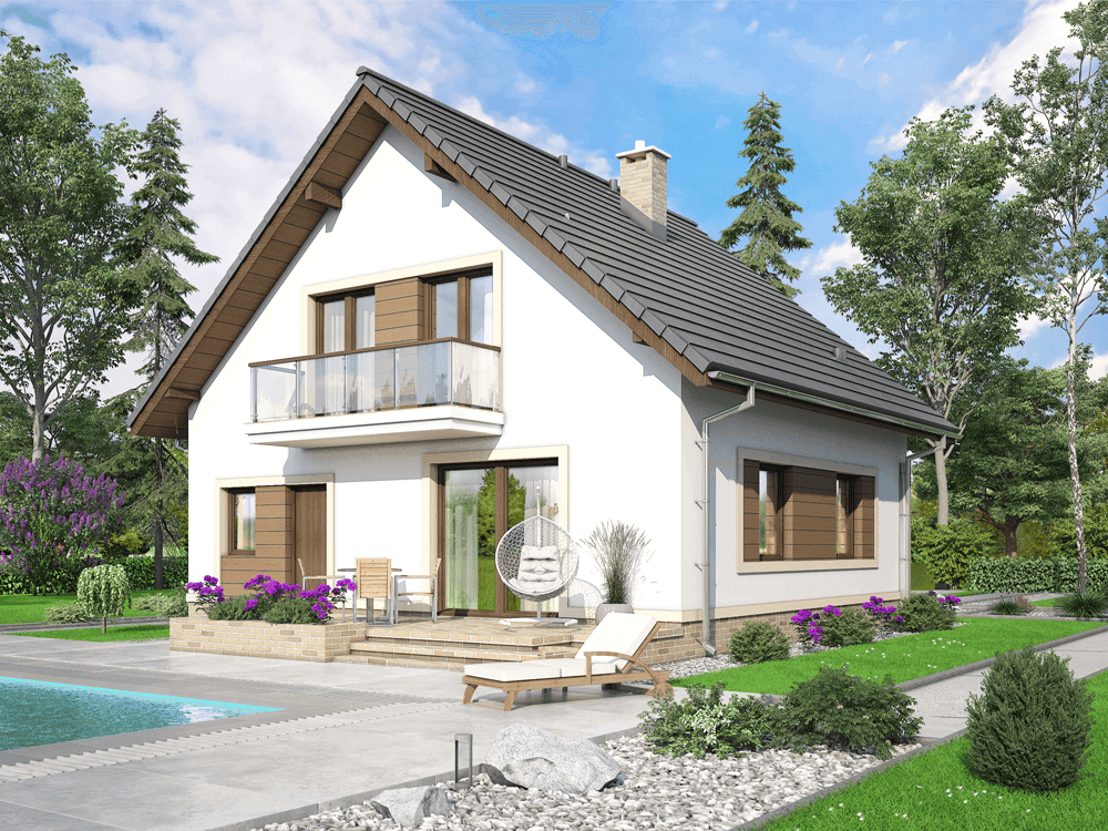 wizualizacja domu jednorodzinnego Tamarillo 2