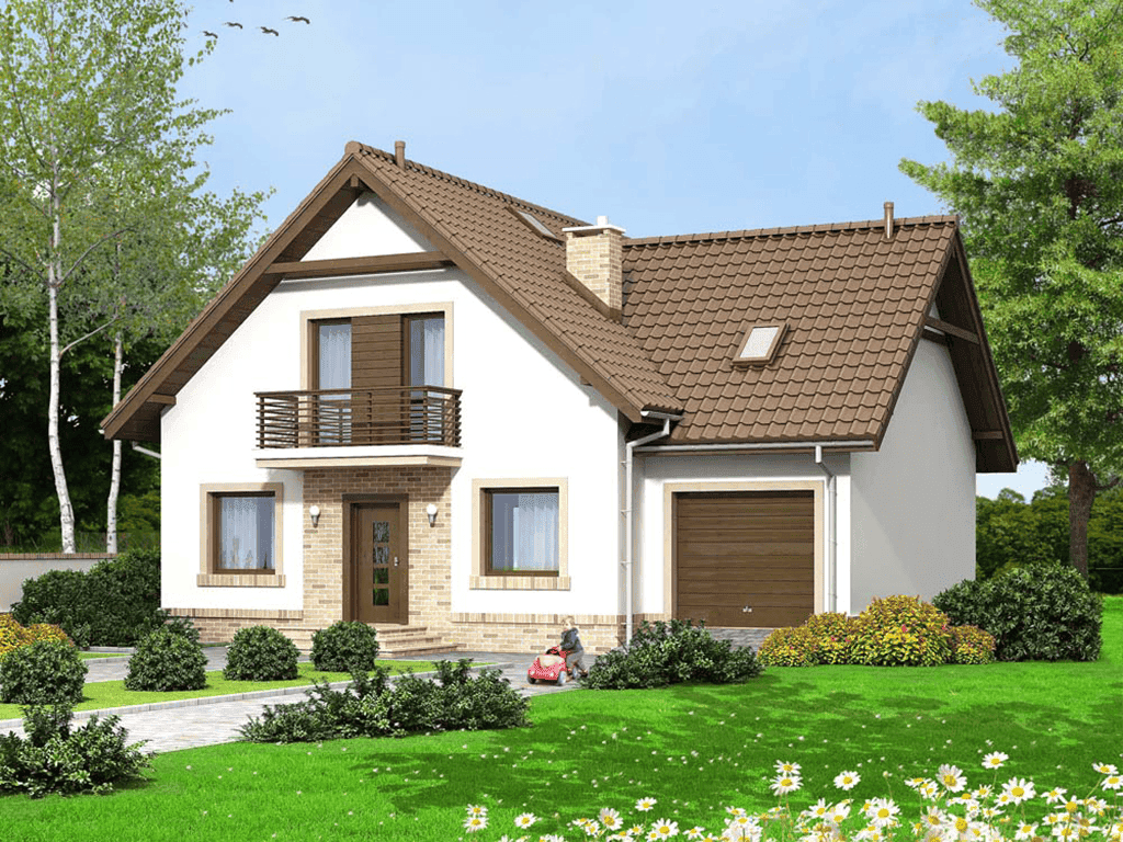 Wizualizacja domu jednorodzinnego Tamarillo 3 G1