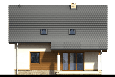 elewacja tylna domu jednorodzinnego Tamarillo 4