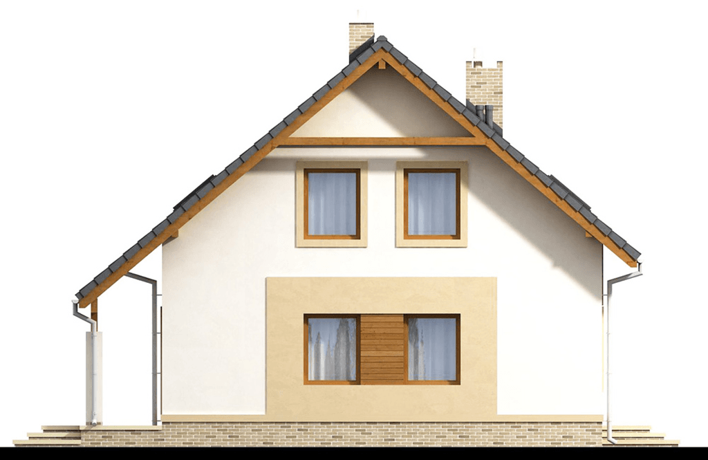 elewacja lewa domu jednorodzinnego Tamarillo 4