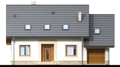 Elewacja frontowa domu jednorodzinnego Tamarillo 5
