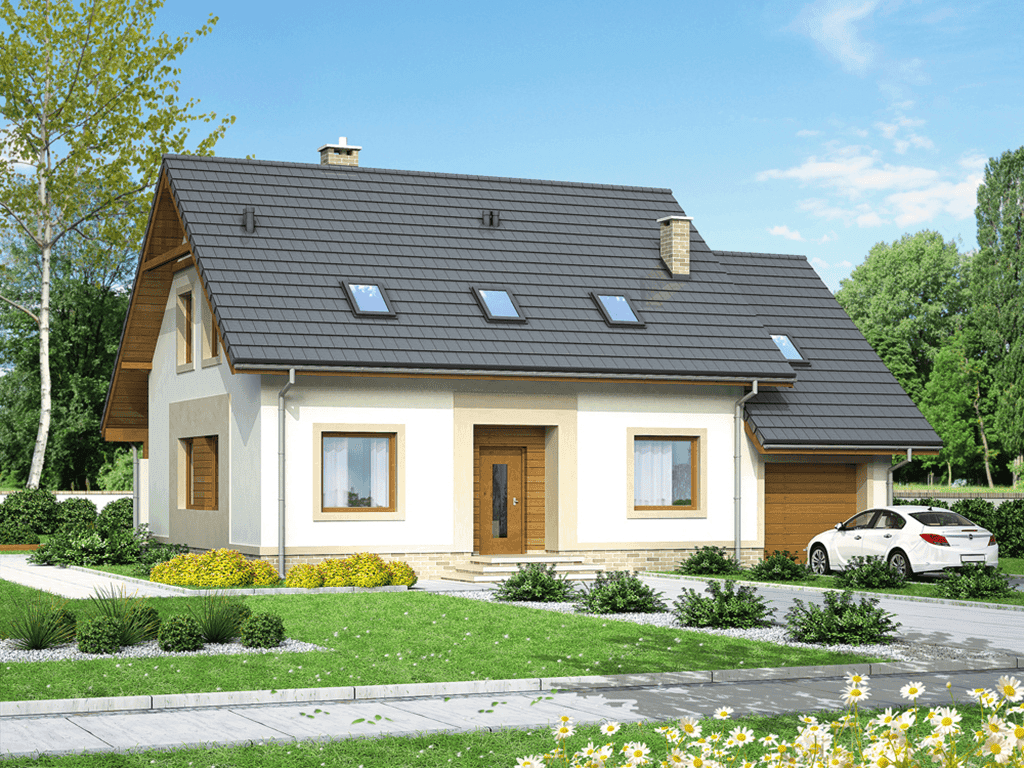 Wizualizacja domu jednorodzinnego Tamarillo 5