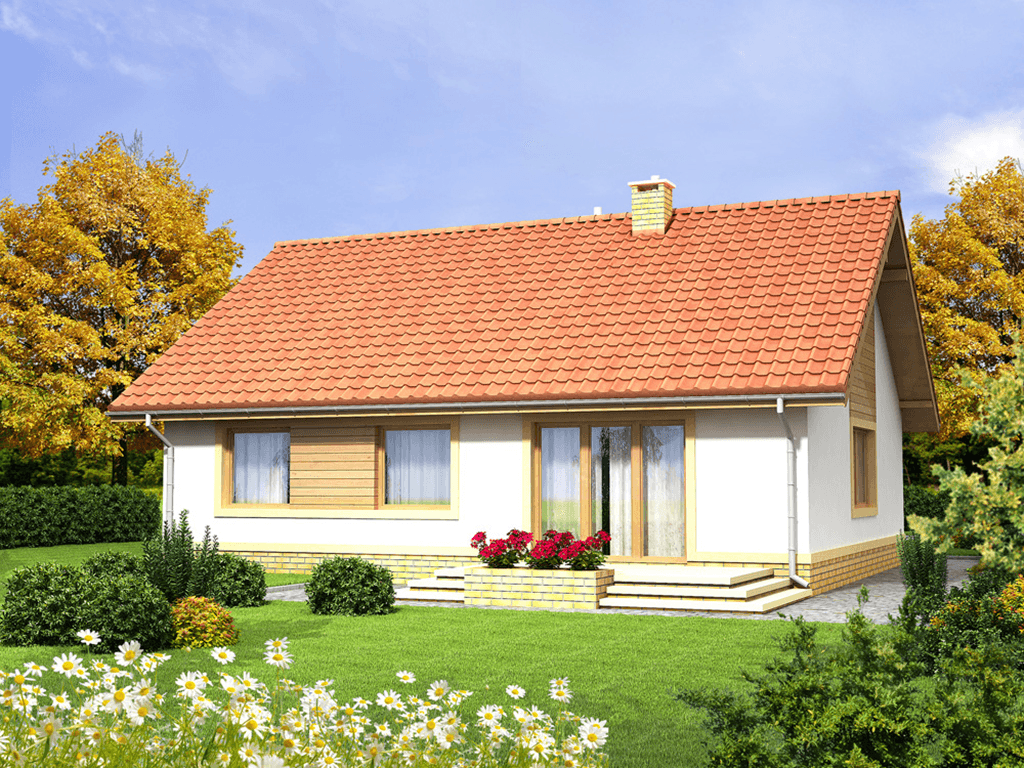 Wizualizacja domu jednorodzinnego Tamarynd 2