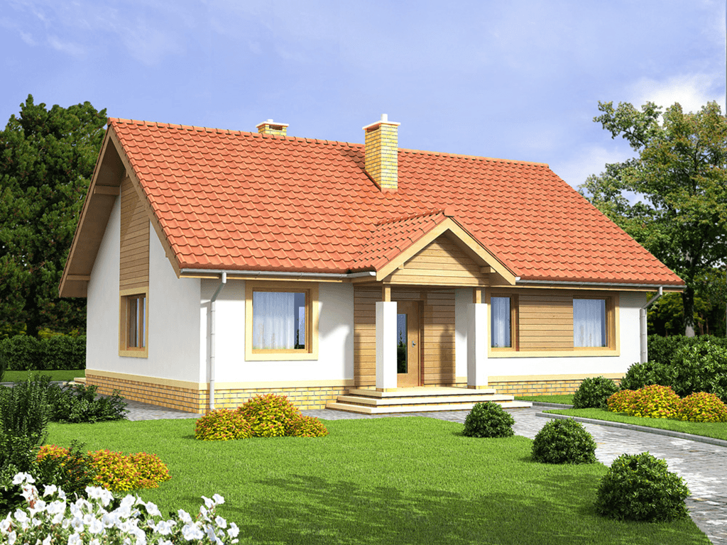 Wizualizacja domu jednorodzinnego Tamarynd 3