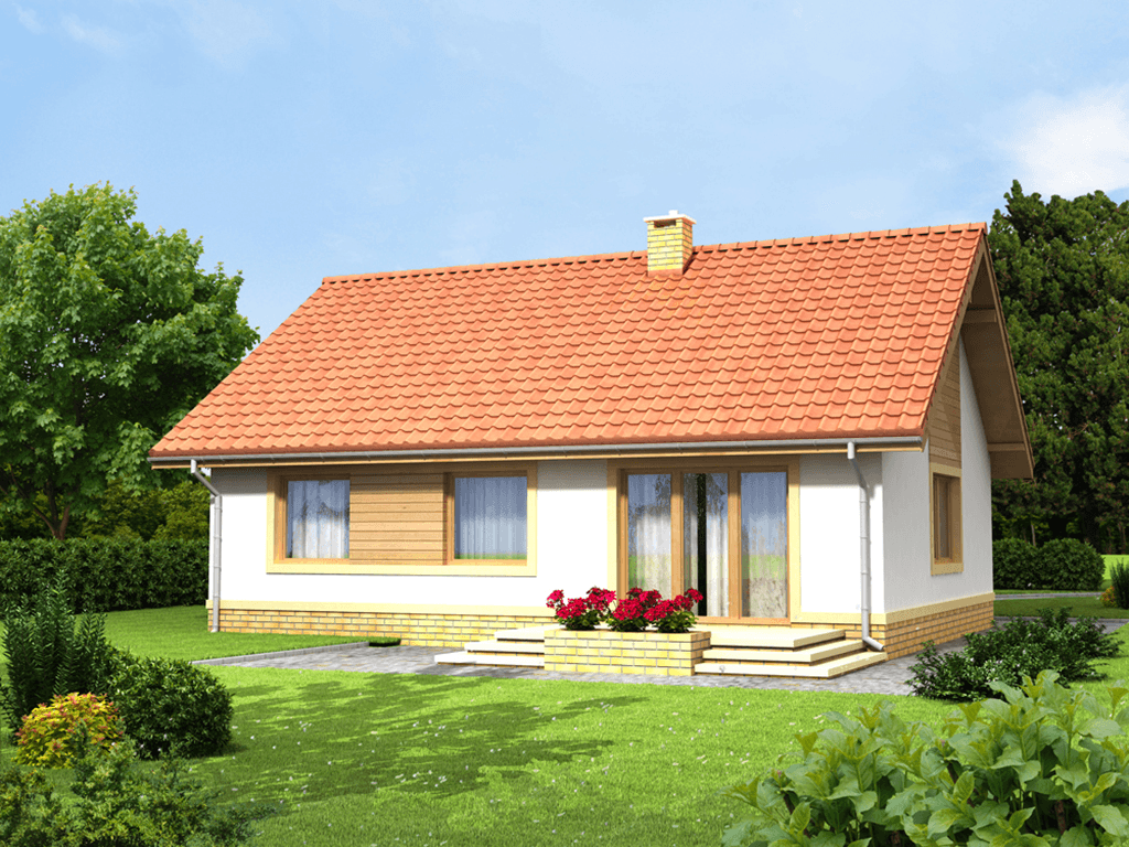 Wizualizacja domu jednorodzinnego Tamarynd