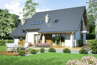 Wizualizacja domu jednorodzinnego Tamarillo 6