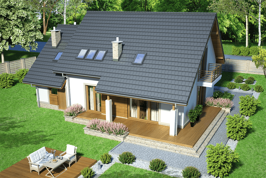 Wizualizacja domu jednorodzinnego Tamarillo 6