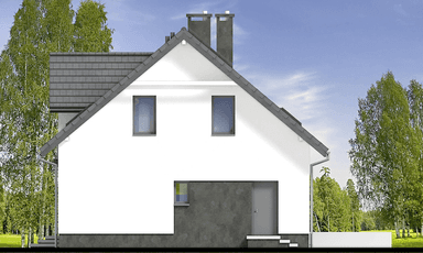 Przekrój domu jednorodzinnego Tofi 4 modern