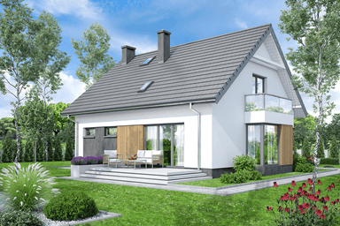 Wizualizacja domu jednorodzinnego Tofi 4 modern