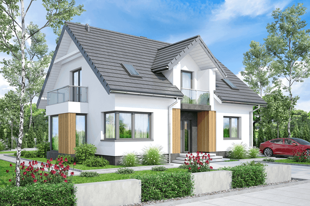 Wizualizacja domu jednorodzinnego Tofi 4 modern