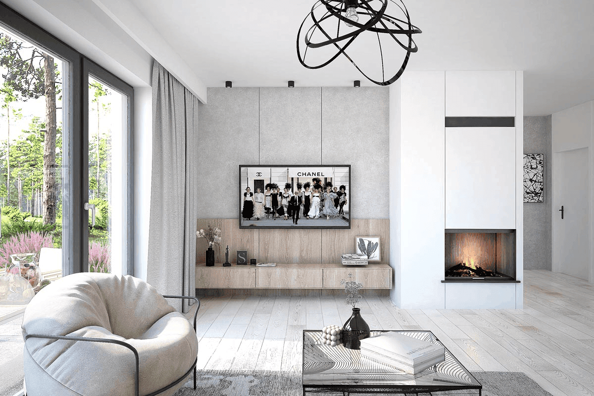 Wizualizacja domu jednorodzinnego Tofi 4 modern