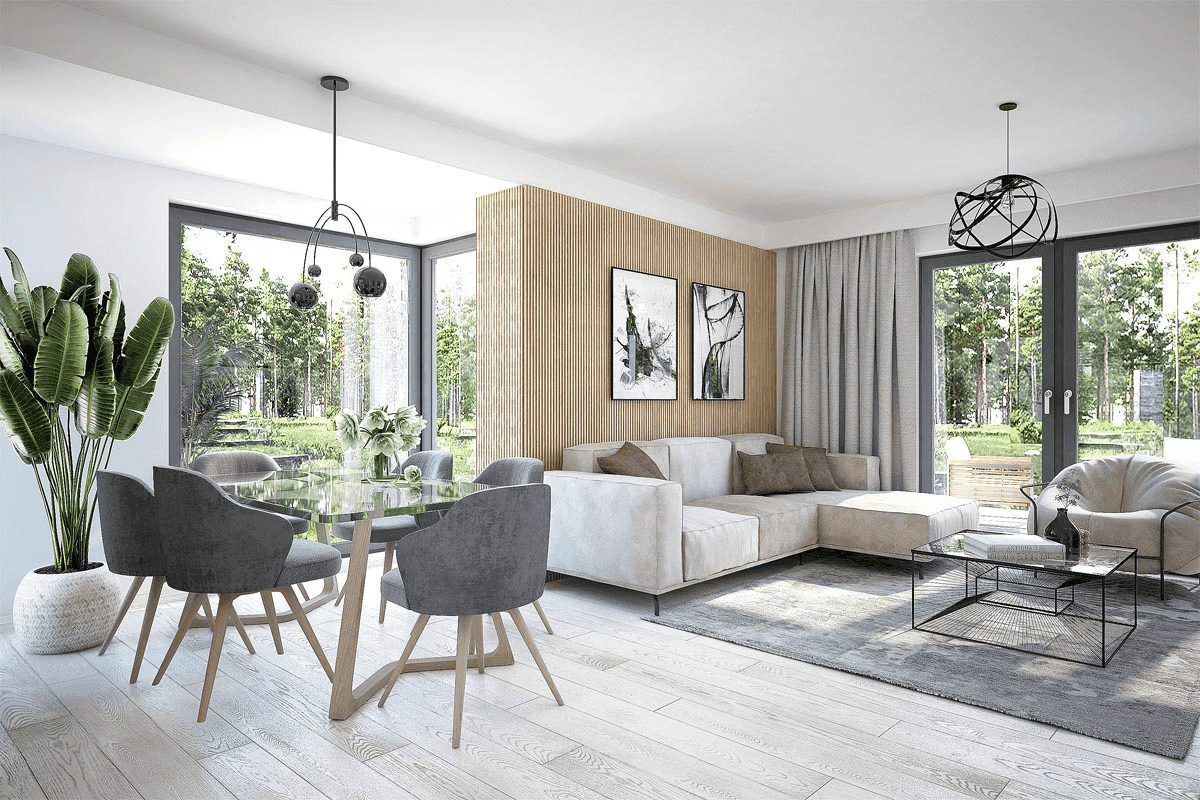 Wizualizacja domu jednorodzinnego Tofi 4 modern s2