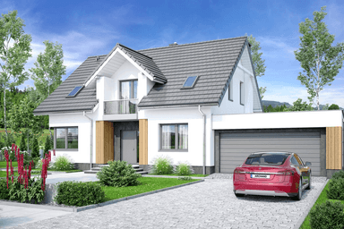 Wizualizacja domu jednorodzinnego Tofi 4 modern s2